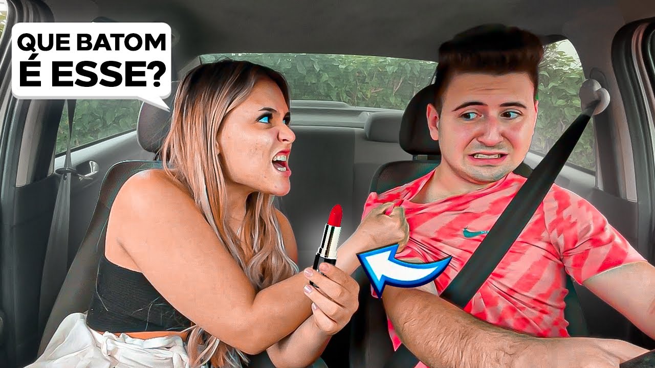 MINHA NAMORADA ENCONTROU UM BATOM DE OUTRA NO MEU CARRO!
