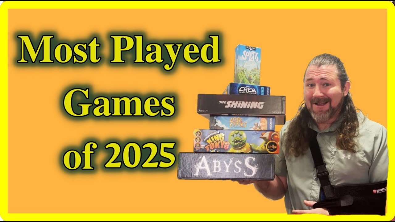 Мои самые любимые игры 2025 года: Dune Imperium Uprising, King of Tokyo, Catan и другие!