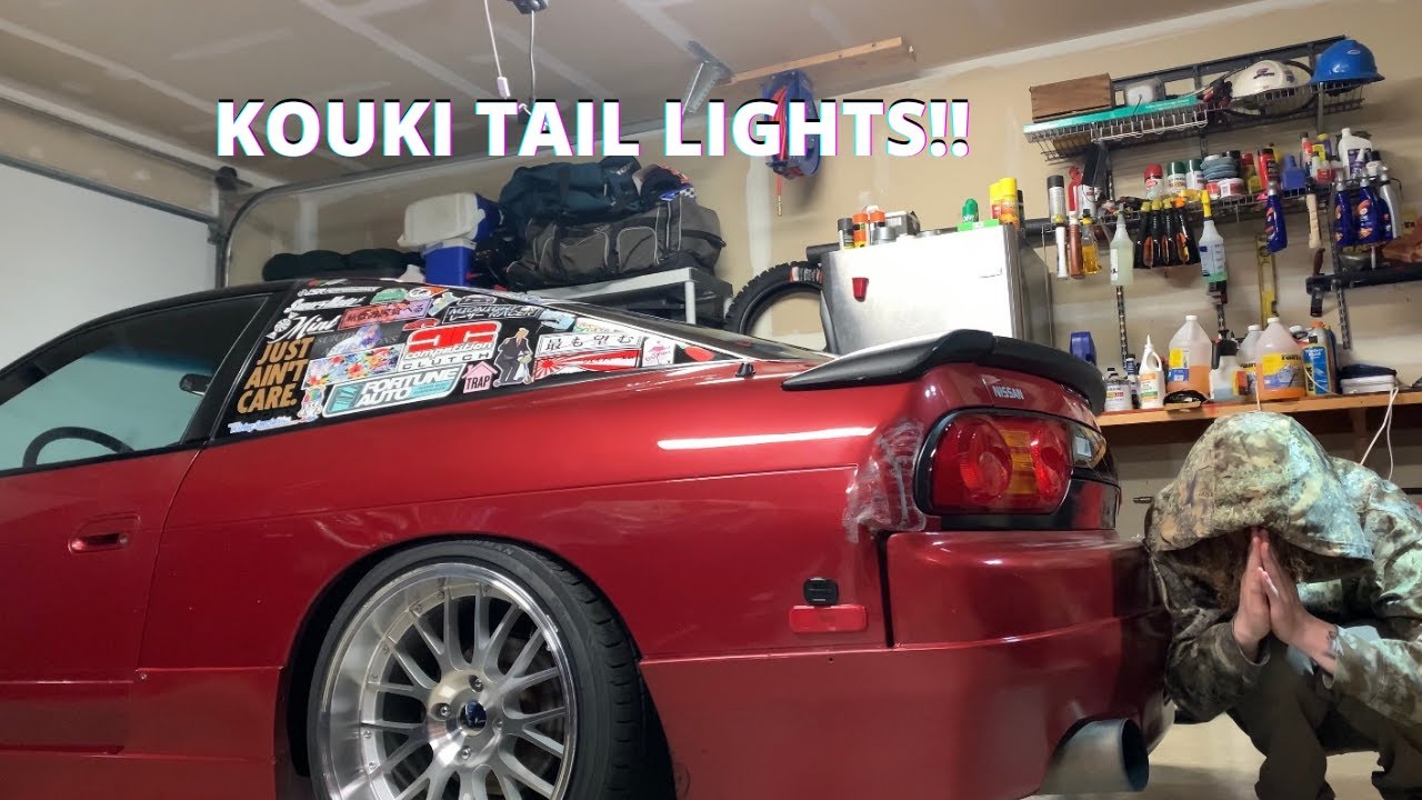 INSTALLING KOUKI TAIL LIGHTS ON A S13 240SX