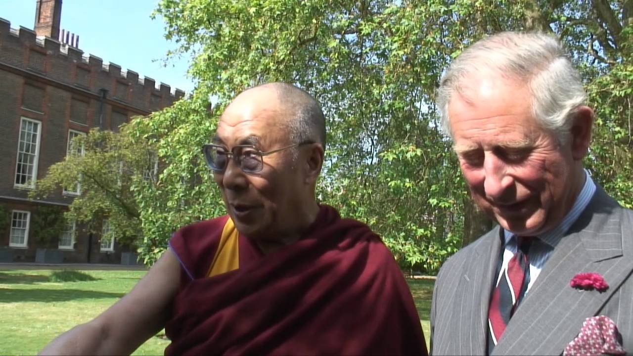 Their Royal Highnesses welcome His Holiness The Dalai Lama to Clarence House