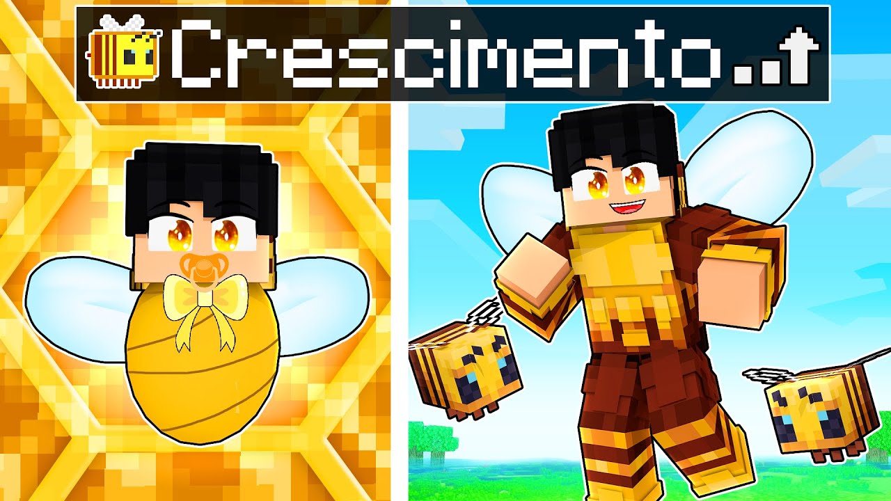 CRESCENDO como uma ABELHA no Minecraft