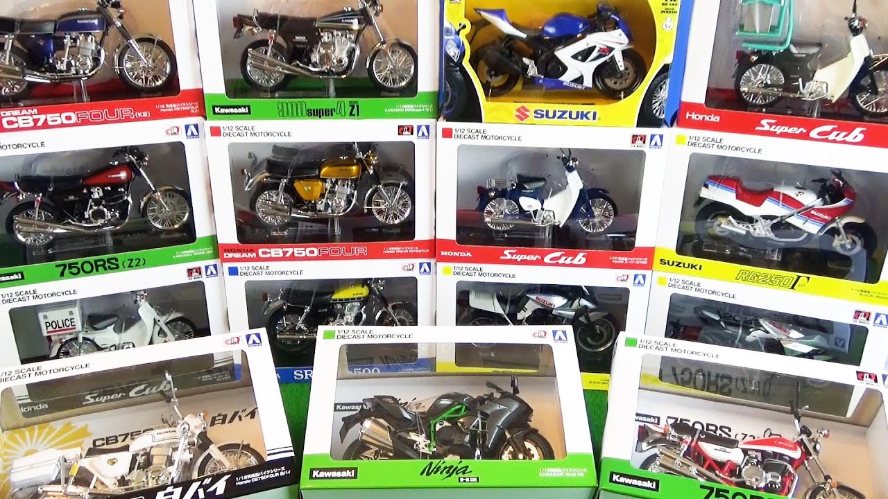 Мотоцикл готовой продукции Skynet 1/12 (AOSHIMA) будет открыт ♪ Honda, Kawasaki, Suzuki и др.