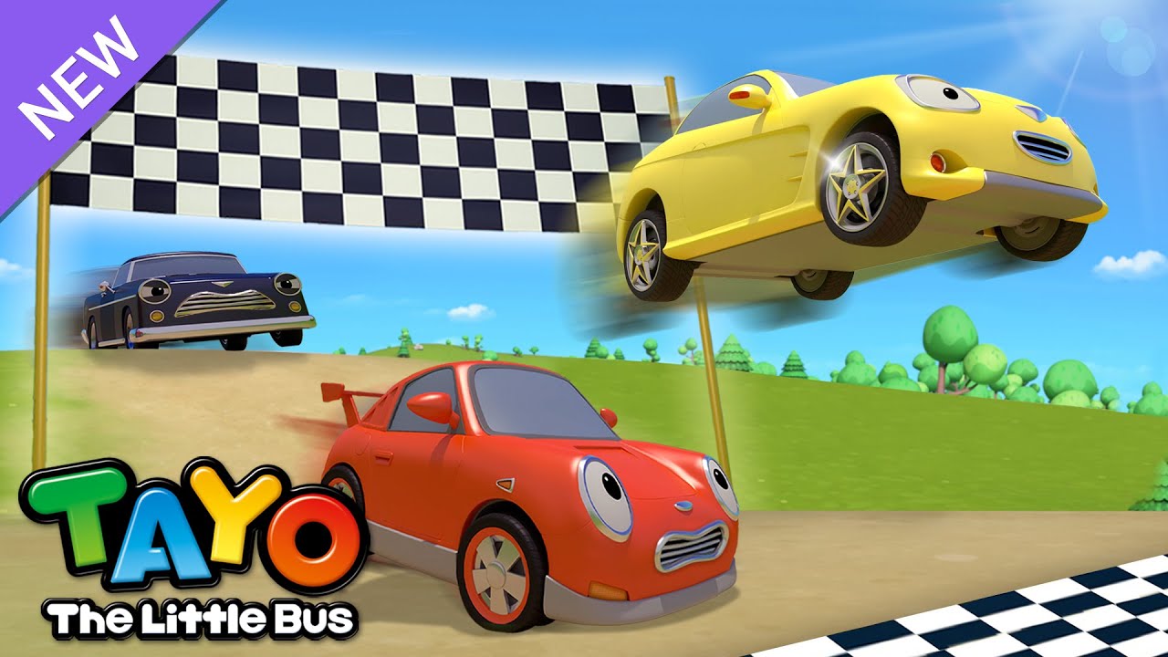 The Fastest Racing Car🏎️ | Tayo Race Car Songs for Kids | Nursery Rhymes | Tayo the Little Bus