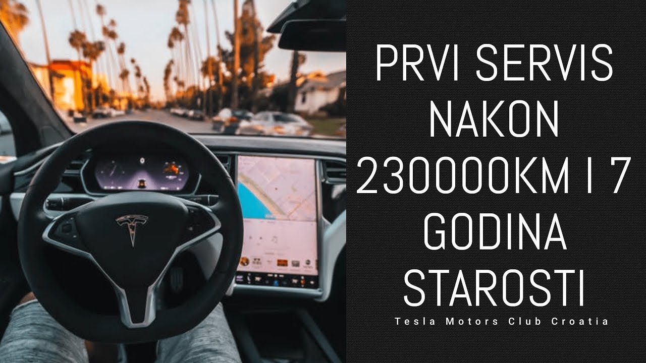 Prvi mali servis - 230000km Tesla Model S - Part 1