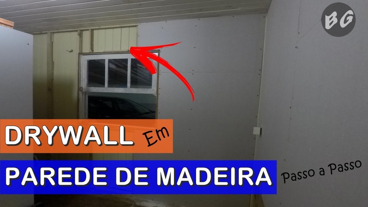 COMO REVESTIR PAREDE DE MADEIRA COM CHAPAS DE GESSO DRYWALL