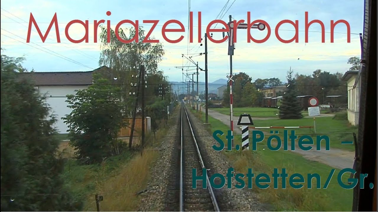 Führerstandsmitfahrt Mariazellerbahn (Talstrecke) St. Pölten - Laubenbachmühle [1/2] [HD] - Cab Ride