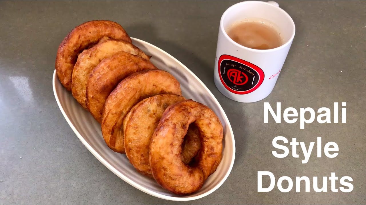 Easiest Nepali Style Donuts | No Egg | No Butter | Anup Kitchen | Nepali Food Recipe