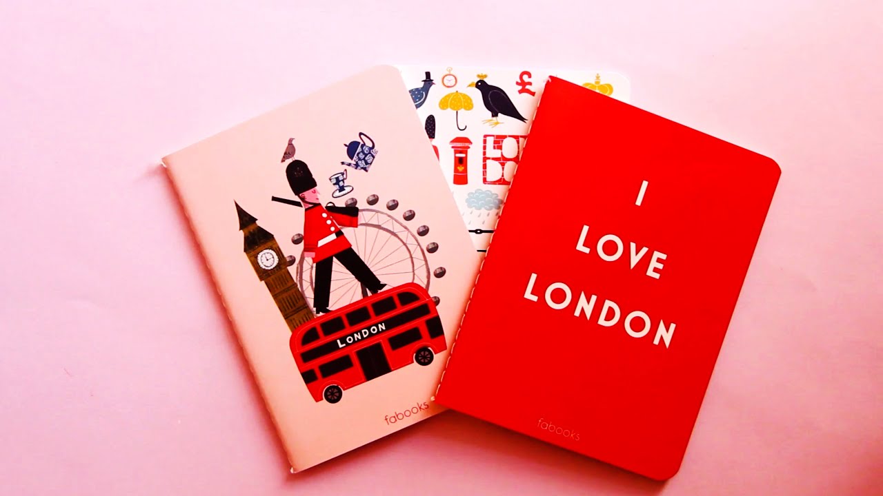 I Love London Defter (3'l&uuml; Set) | Fabooks