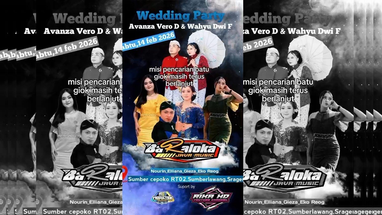 🔴LIIVE WEDDING Bg.Avanza Vero Desdian & Rr.Wahyu Dwi Fitriyani🎼Cs.BARALOKA🔊MSS AUDIO📽️RIKA HD/FUL HD
