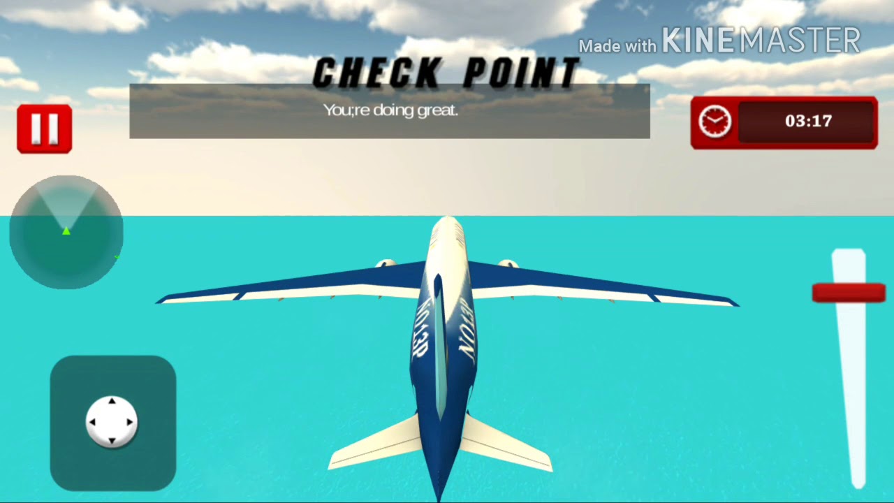 US Police Airplane Flight Landing Simulator 2018