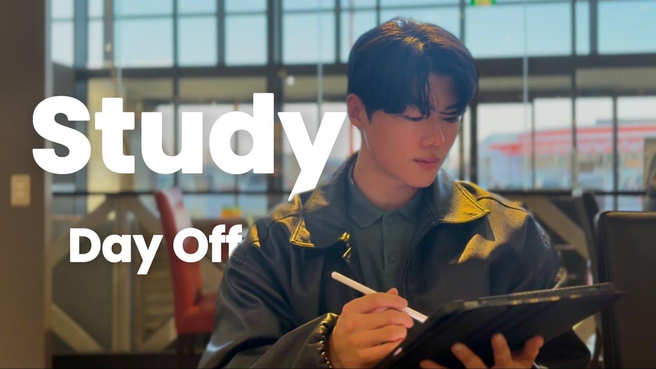 【Vlog】Спокойный выходной за учёбой｜A calm day off Study