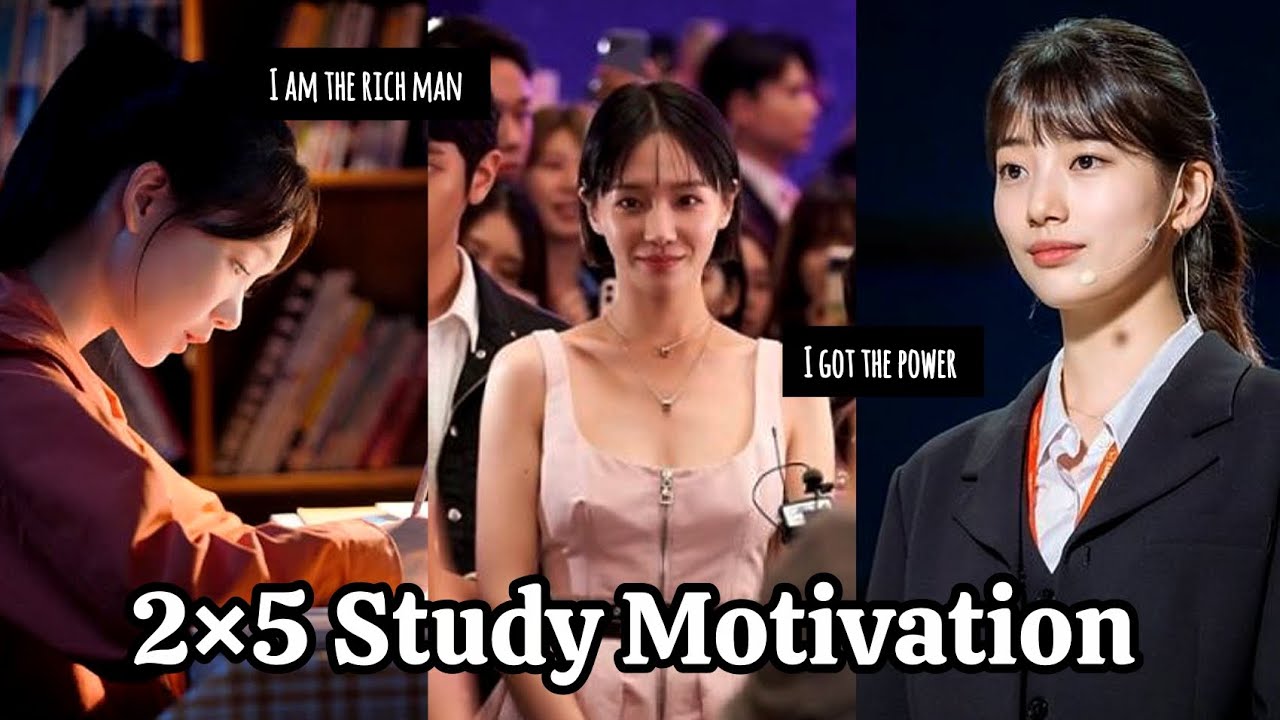 2×5 Minutes Study Motivation 💯✨, 