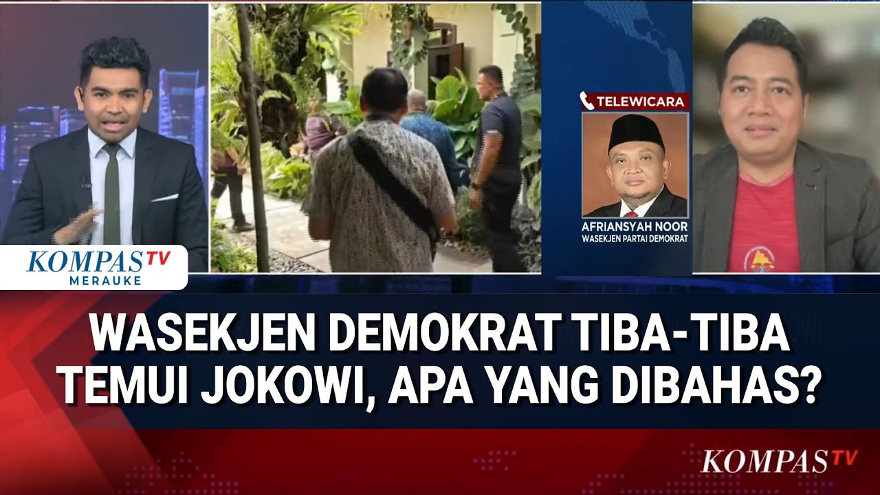 Analisis Adi Prayitno Soal  Wasekjen Demokrat Tiba-tiba Sowan ke Jokowi, Apa yang Dibahas?