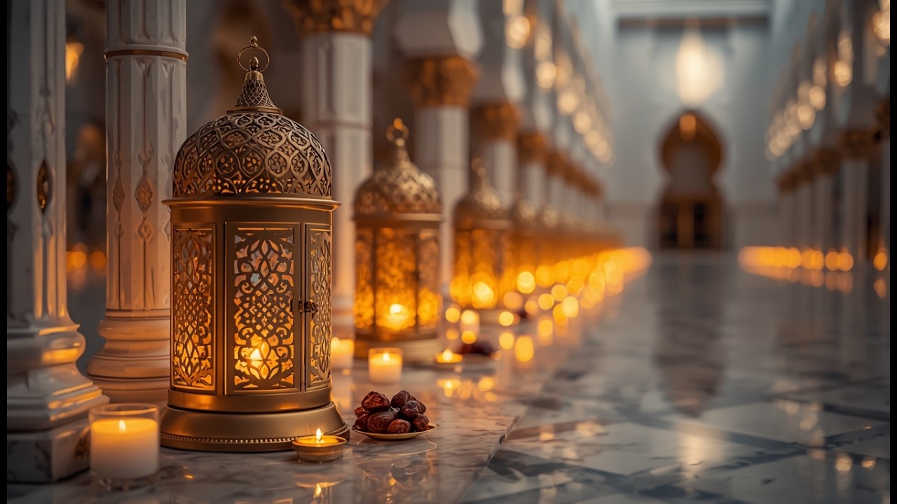 حين تمتزج أنوار الفوانيس بأنغام هادئة تولد لحظات الطمأنينة 🌙 Ramadan Serenity Atmosphere 2026