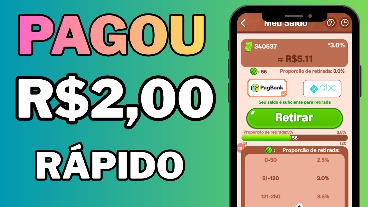 JOGO QUE PAGA R&Aacute;PIDO DE VERDADE NO PIX E PAGBANK 