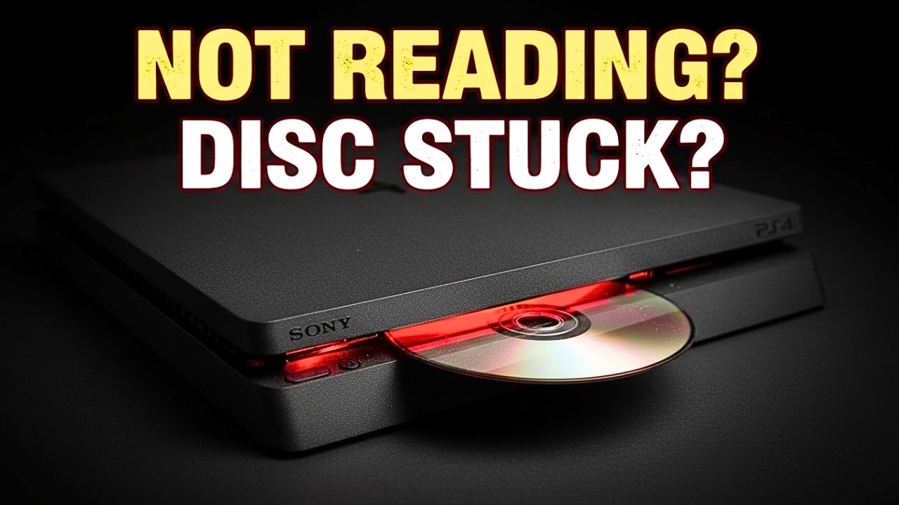 PS4 Slim Not Reading Discs? Fix the Disc Drive Mechanism Step-by-Step (No Experience Needed)
