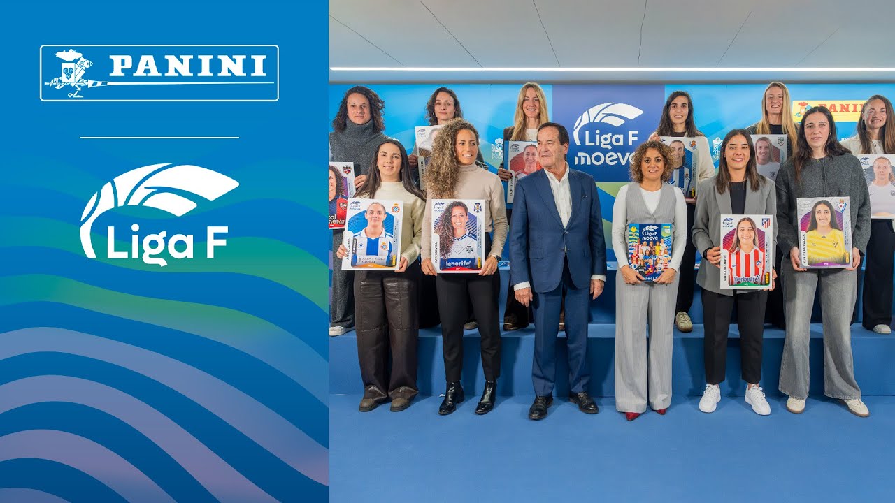 PANINI y Liga F presentan la Colecci&oacute;n Oficial de Cromos 25/26