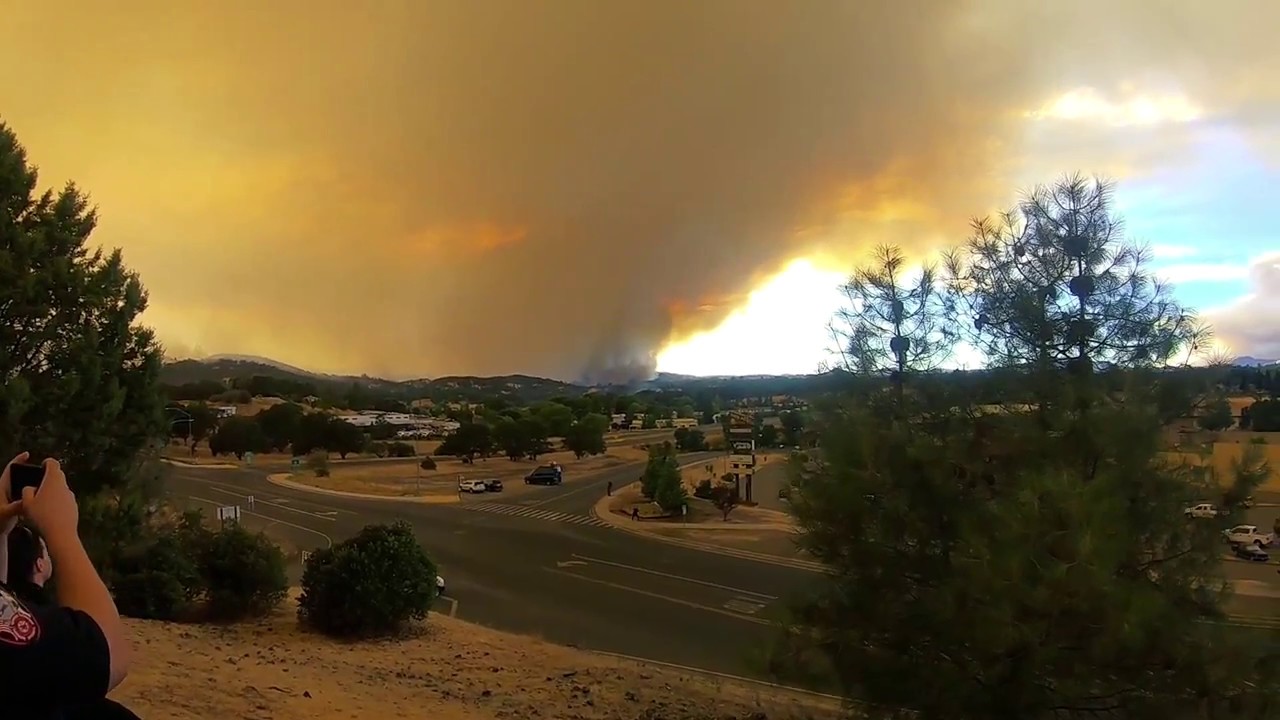 Mendocino Complex Fire Timelapse
