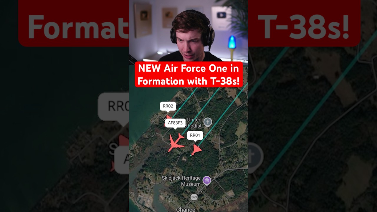 НОВЫЙ Air Force One в строю с T-38!