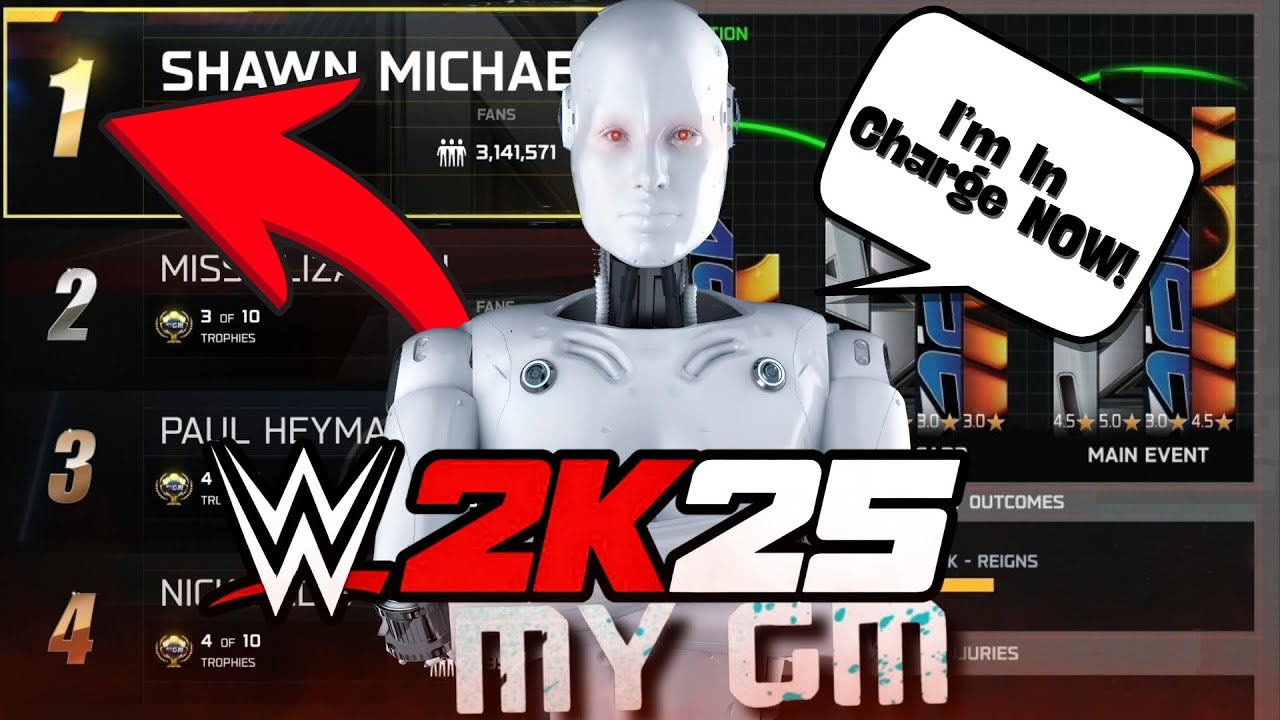 WWE 2K25 MyGM But The Computer Books EVERYTHING!