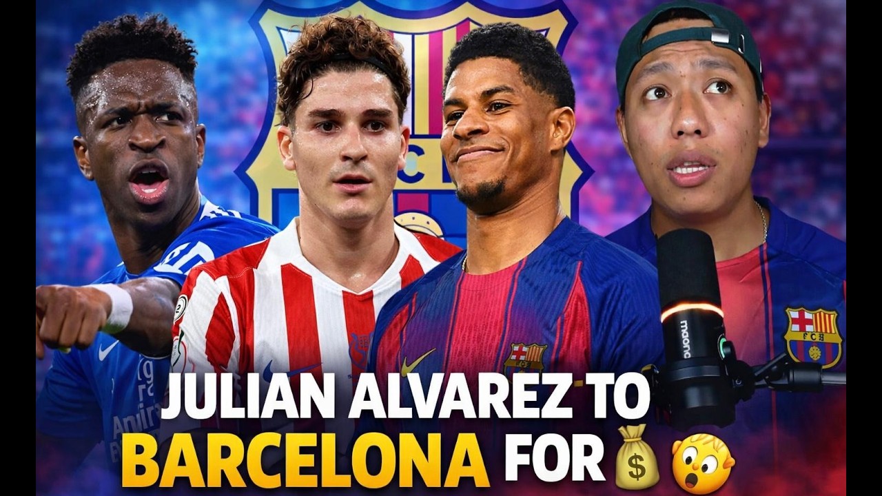 Julian Alvarez to Barca?! Real Madrid new signing + Laporta's Top player promise - RASHFORD Twist!
