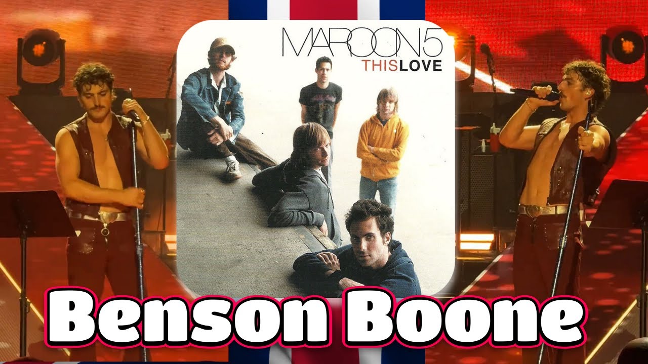 Benson Boone covering Maroon 5, This Love in Manchester (UK - 2025) #livepreformance