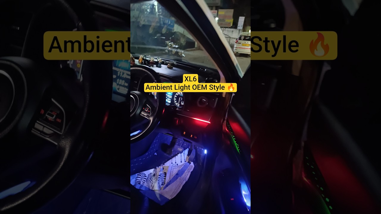 Maruti XL6 Ambient Lights 🔥 | Premium Interior Glow 😍 
