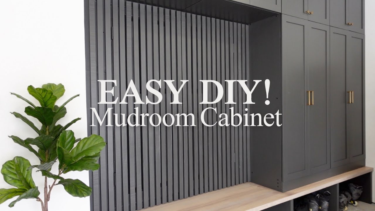 Easy Mudroom Cabinets for Beginners!