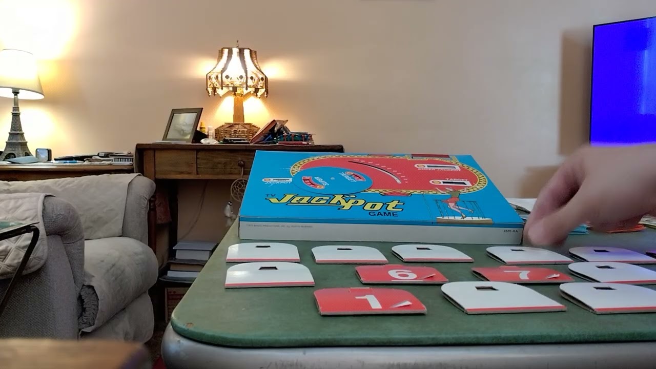 Jackpot board game from 1974 showdown.
