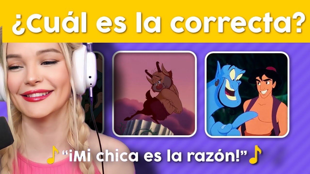 AROYITT ADIVINA LA ESCENA DE DISNEY POR LA CANCIÓN
