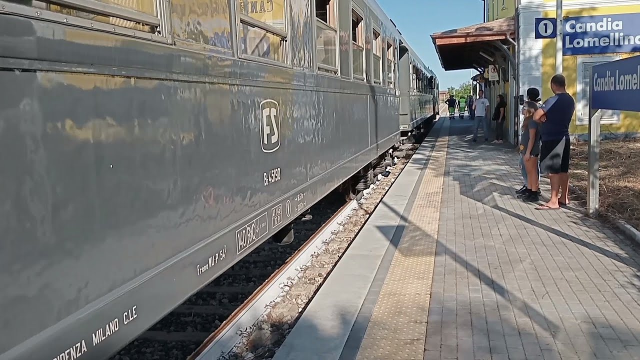 Treno storico Casale Monferrato - Mortara - Milano riapre dopo 11 anni la linea