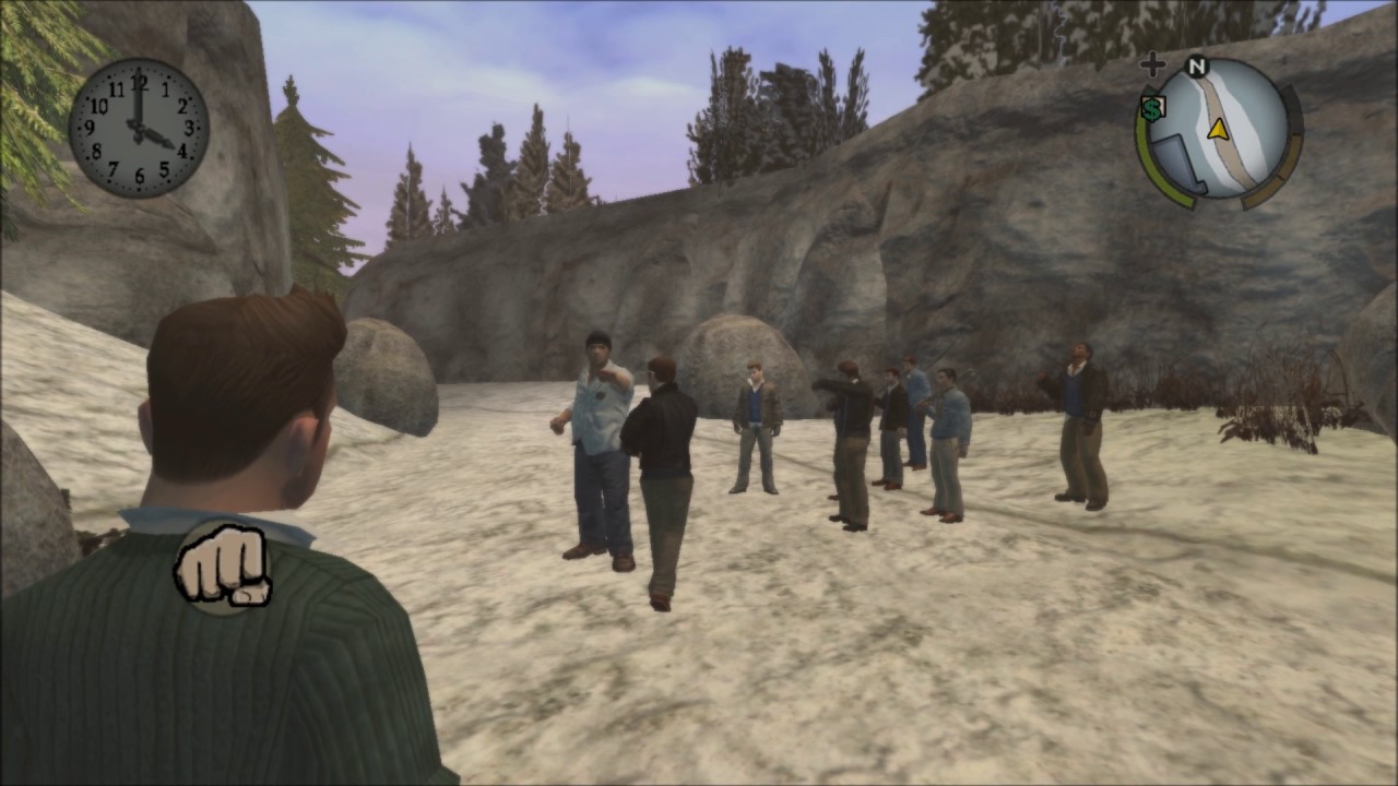 Bully SE: Russell Northrop vs Greasers (Boss Health) (Full HD)