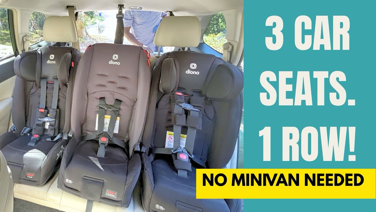 Fitting 3 Car Seats in a Row For Our Small Car Growing Big Family | Real-Life Mom Hack!