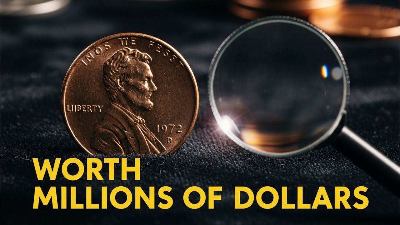 1972 -D LINCOLN MEMORIAL PENNY COLLECTIONS ULTRA RARE PENNY THE MOST VALUABLE COIN 🪙