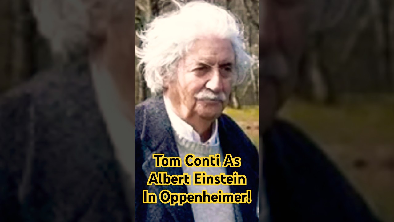 Том Конти в роли Альберта Эйнштейна в фильме «Оппенгеймер»!