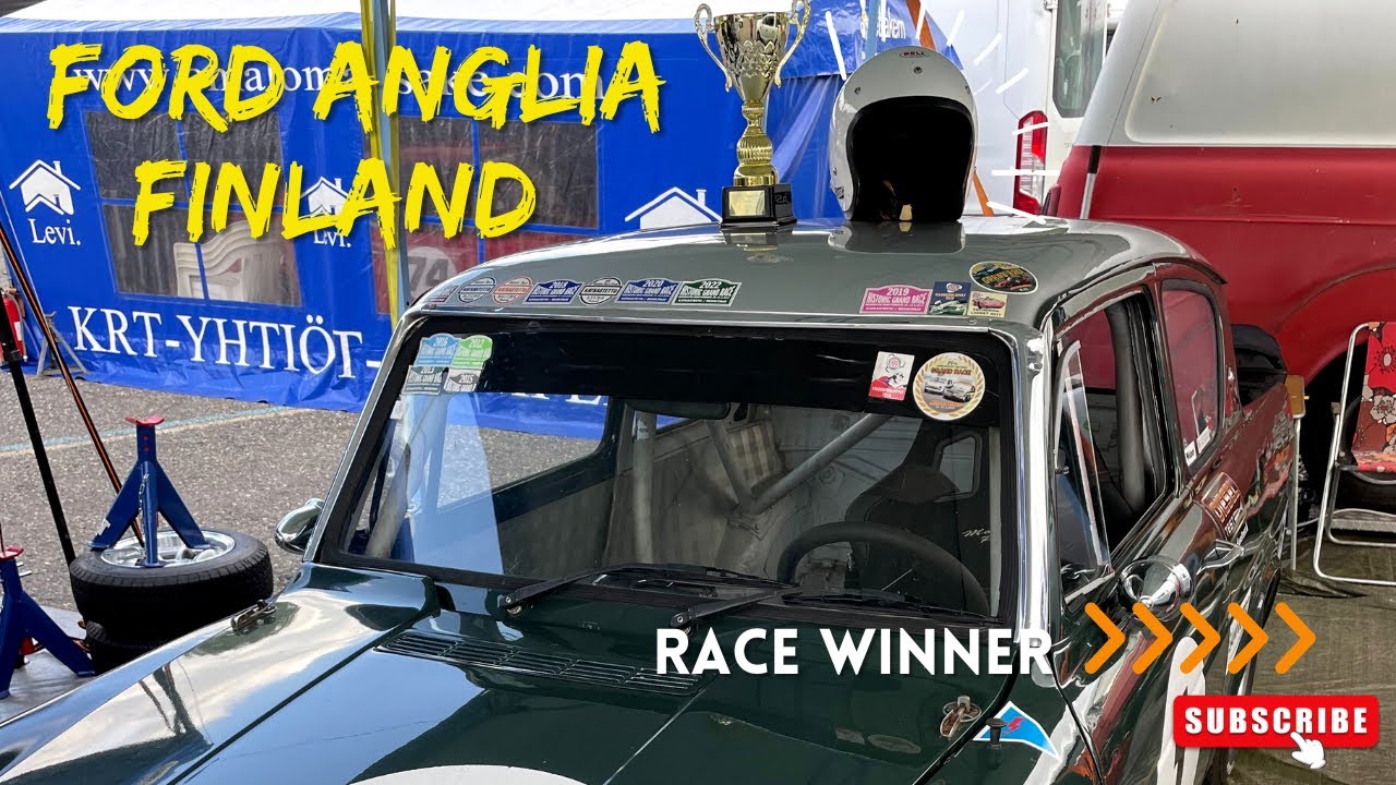 Ford Anglia race car at Grand Race Finland 2022