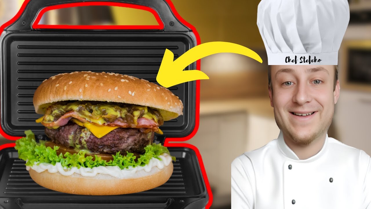 БУРГЕР НА САНДВИЧ ТОСТЕР ЕКСПЕРИМЕНТ