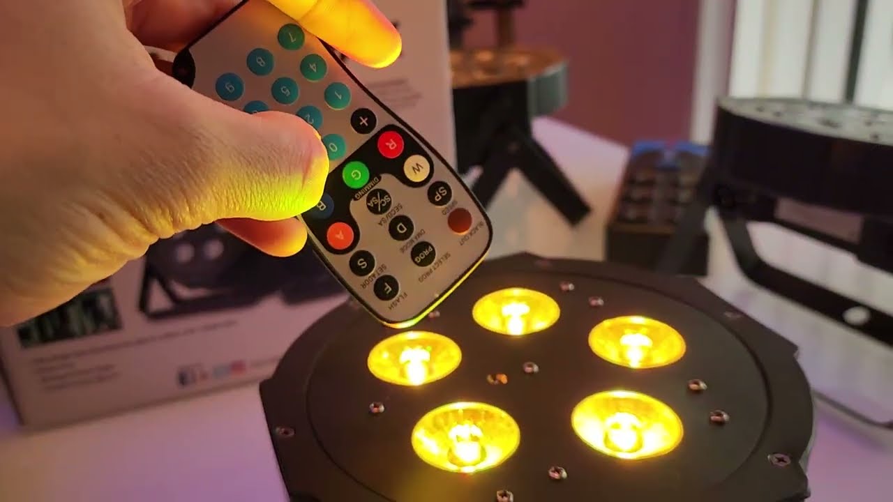 how to program ADJ VPAR uplights