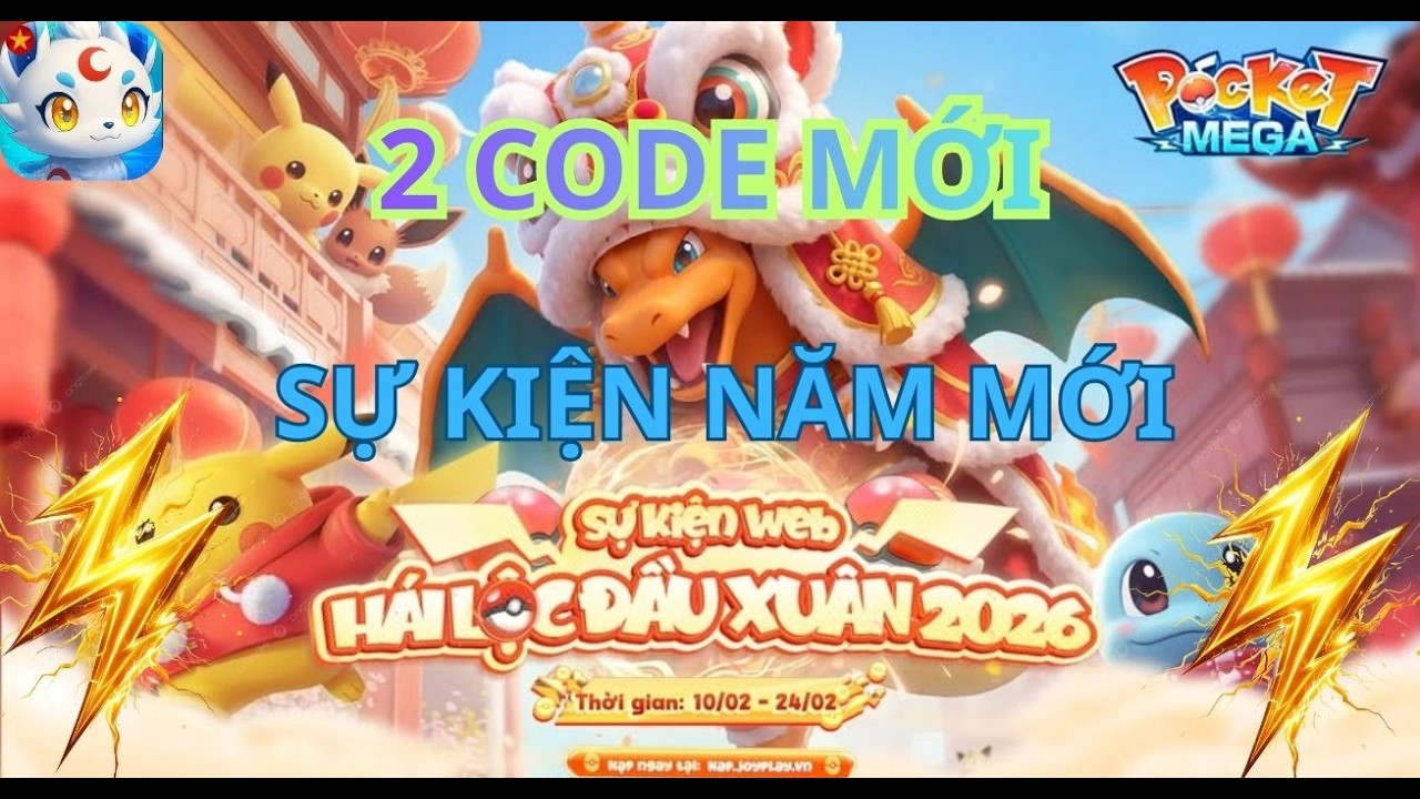 2 CODE MỚI 🎁 SỰ KIỆN NĂM MỚI SIÊU NHIỀU QUÀ NGON | POCKET MEGA