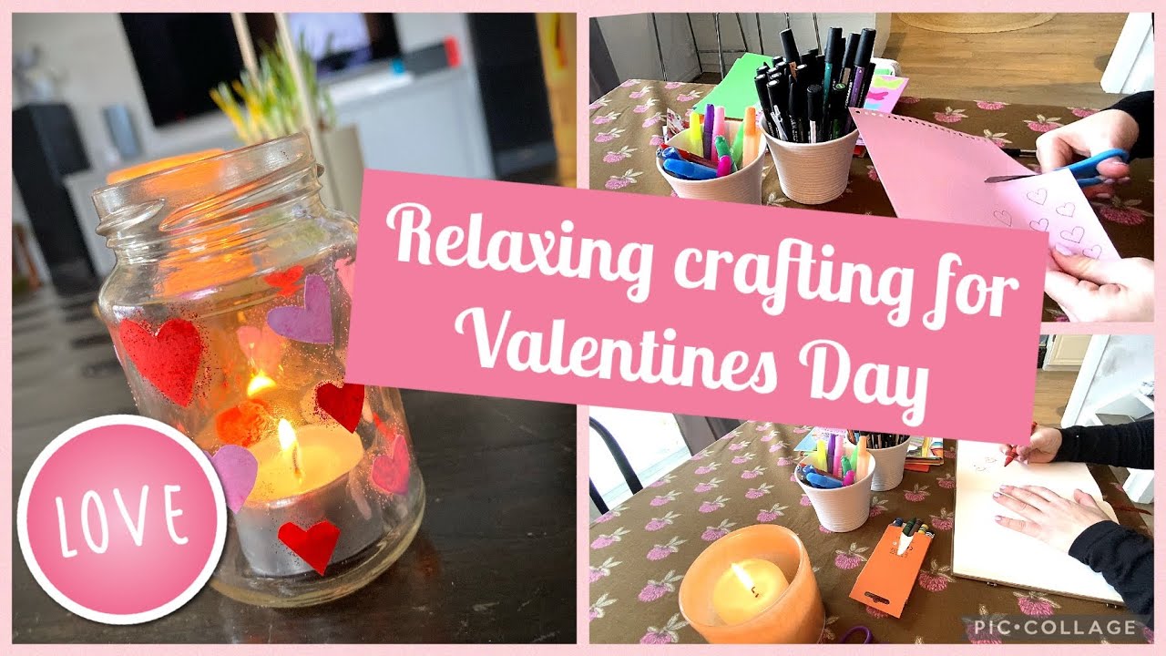 💕❤️SUPER RELAXING VALENTINES DAY CRAFTING - ASMR 💕❤️ (Soft Spoken )