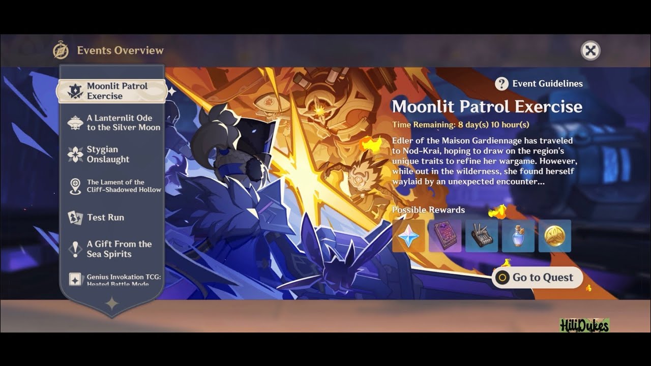 Moonlit Patrol Exercise (No Commentary)