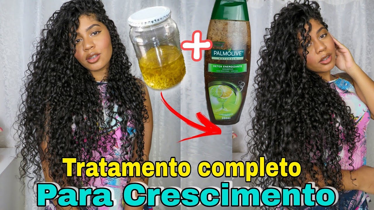 SHAMPOO BOMBA, UMECTAÇÃO e RECEITA CASEIRA PARA CRESCER SEU CABELO - Cabelão em pouco tempo
