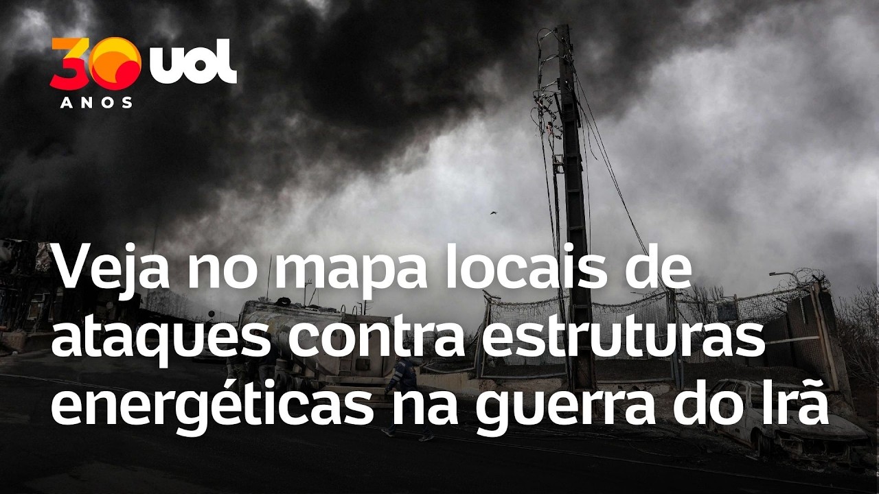 Guerra do Irã: descubra no mapa quais infraestruturas energéticas foram atacadas