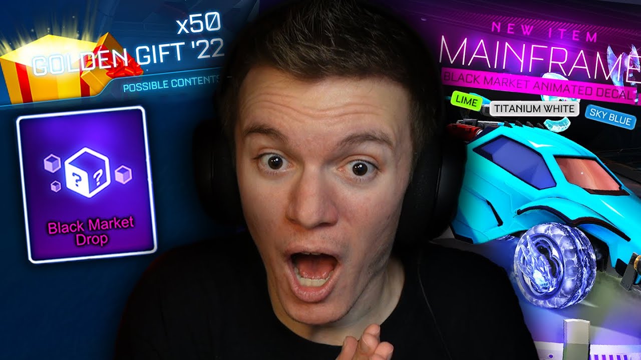 GOLDEN GIFT '22 *PAINTED MAINFRAME* OPENING IN ROCKET LEAGUE!