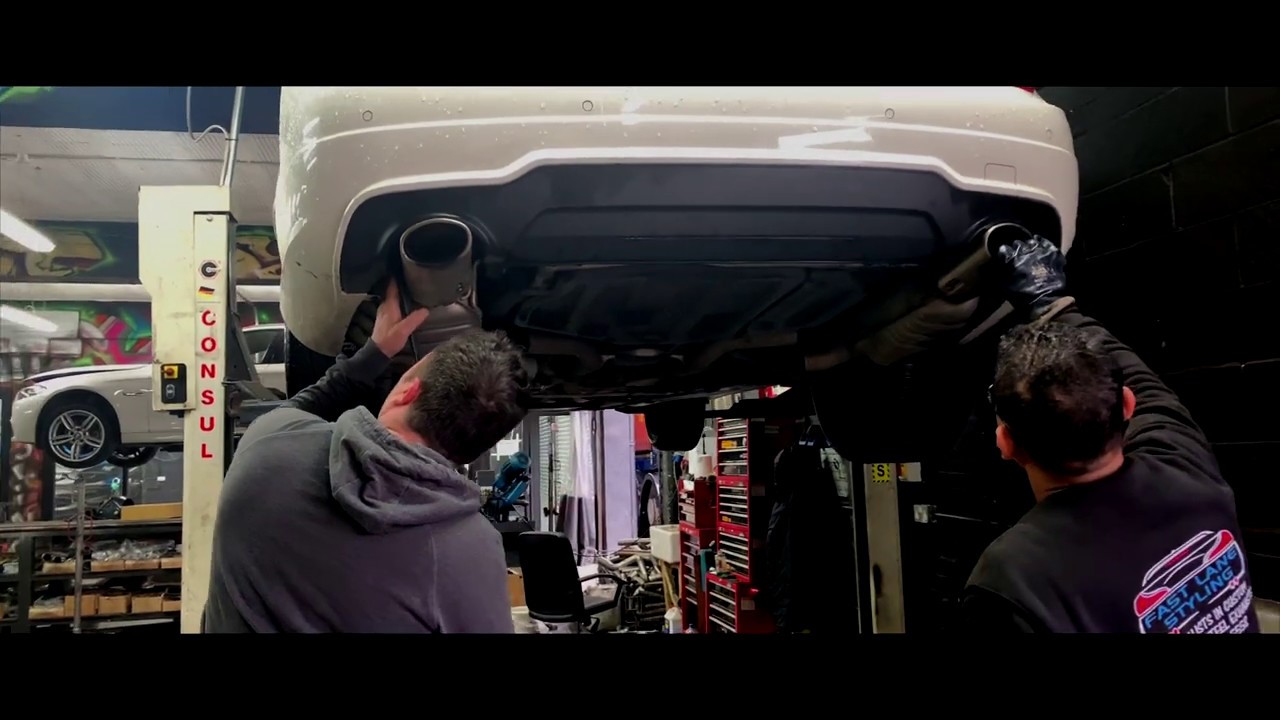 Mercedes-Benz C350 | BackBox Delete, Custom X pipe & More | FastLane Styling