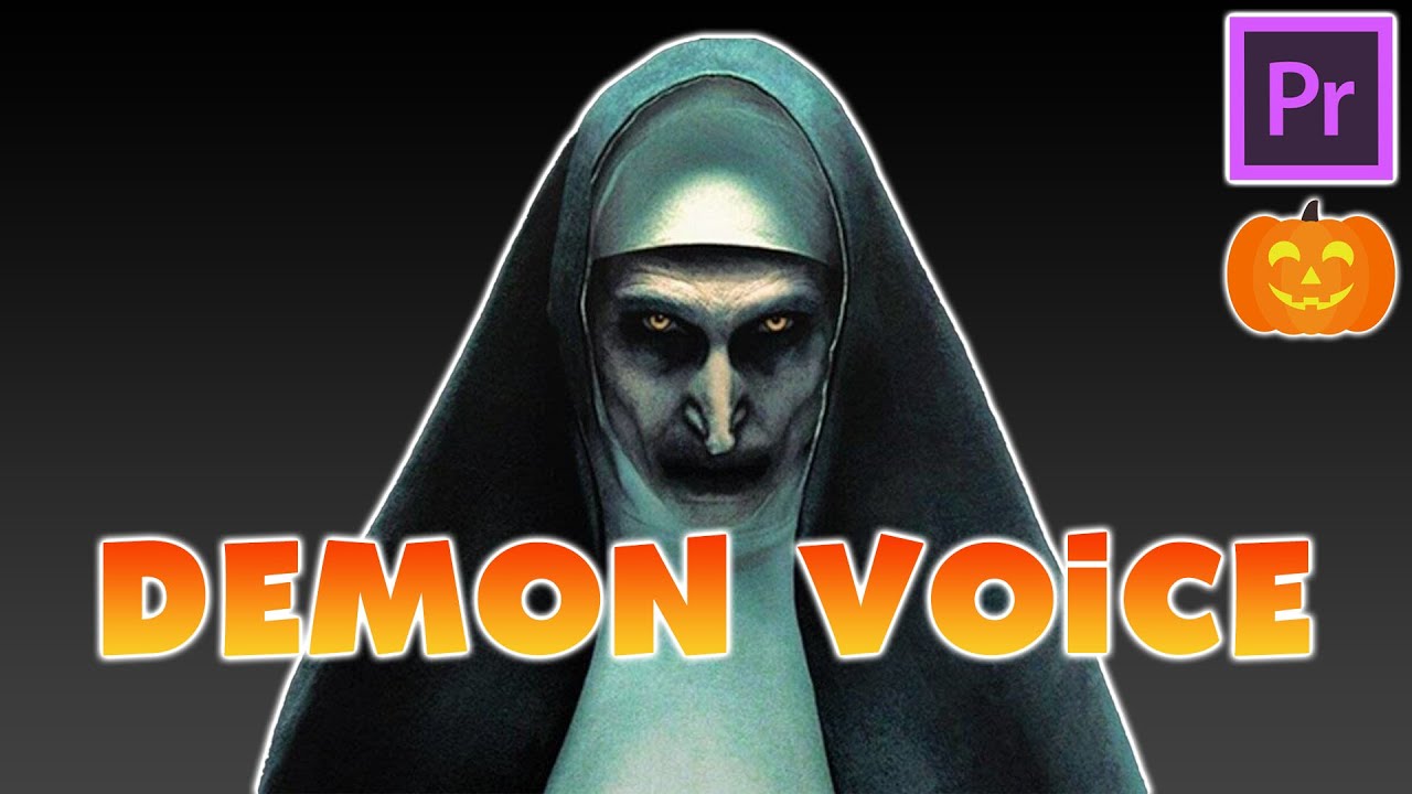 😈DEMON VOICE EFFECT 😈  Halloween / Horror Movie Special Effects (Premiere Pro Tutorial)