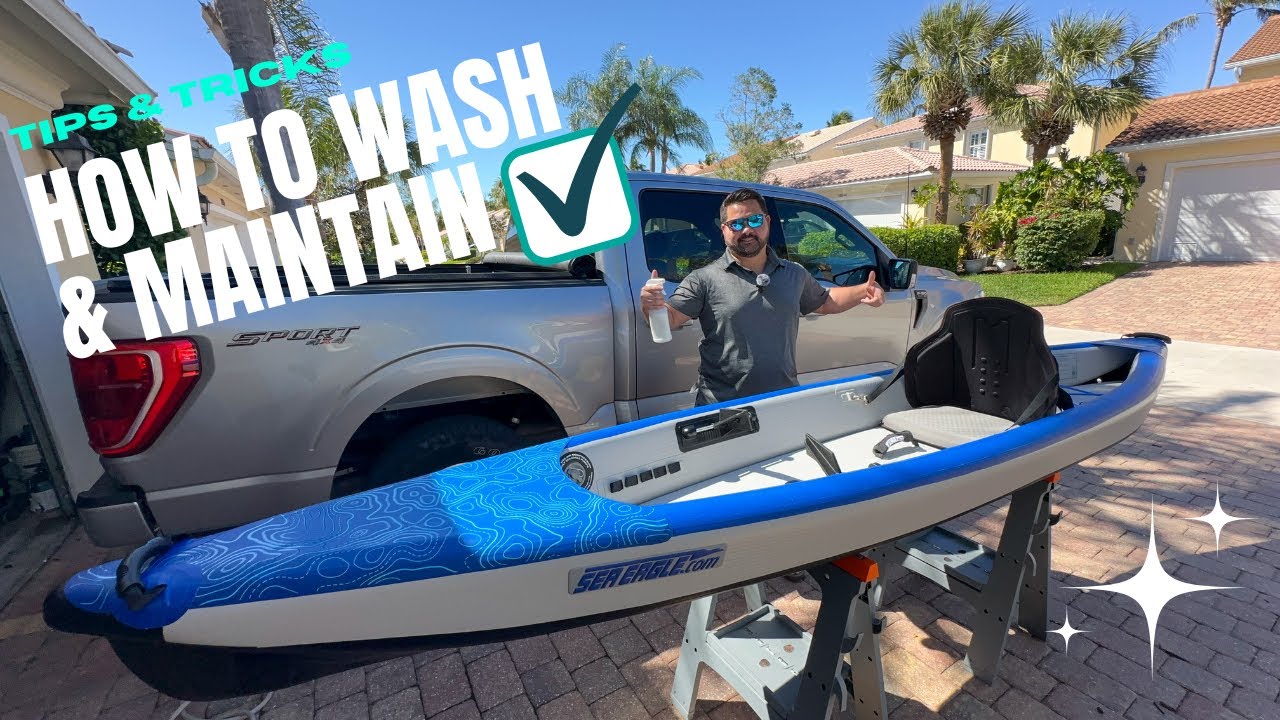 How to Wash & Maintain your Inflatable Boat or Kayak - Tips & Tricks - Razorlite 393RL