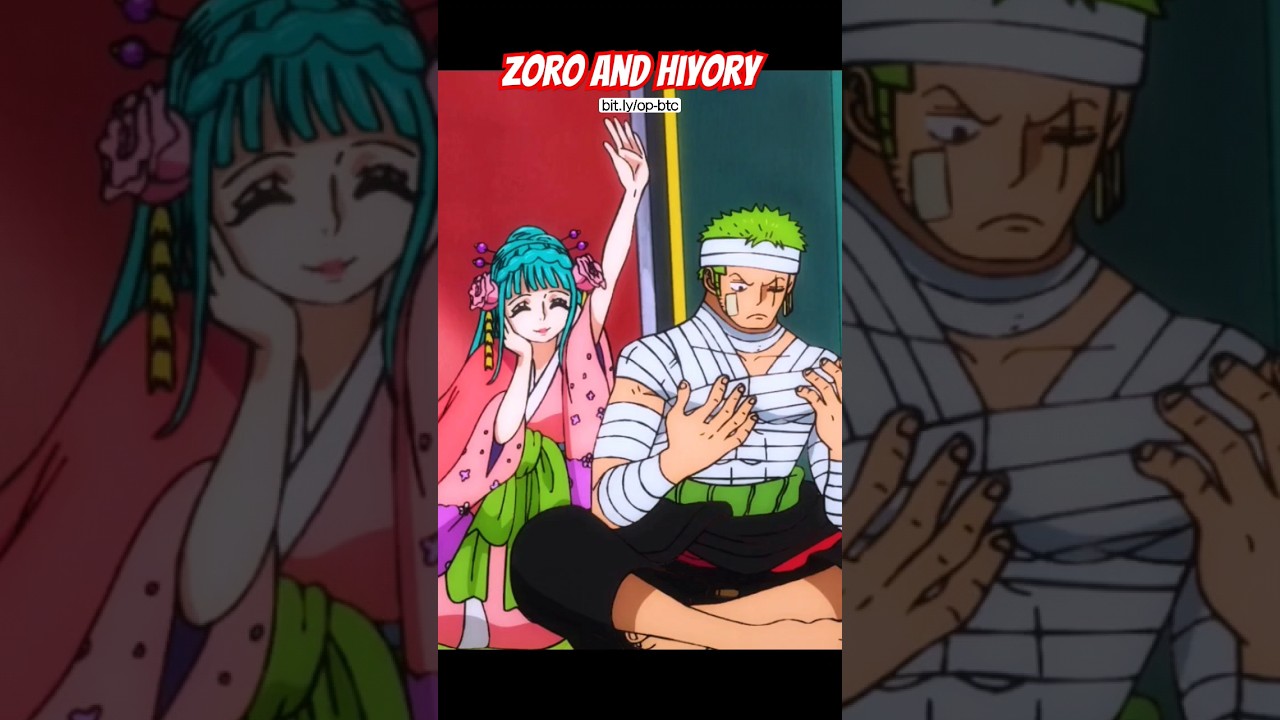 Zoro and Hiyori #onepiece #zoro