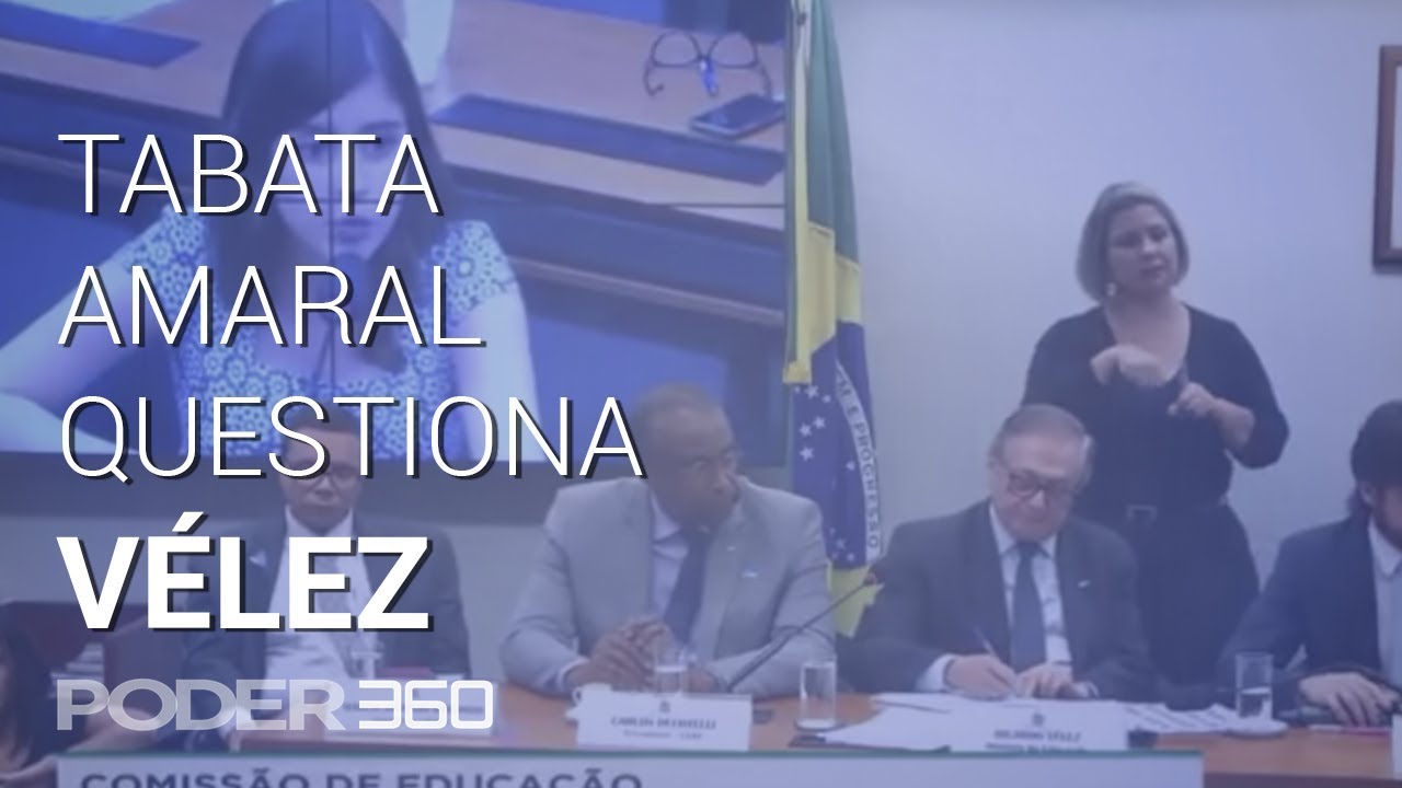 Deputada Tabata Amaral (PDT-SP) questiona ministro da Educação sobre projetos da pasta