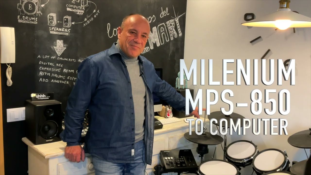 MILLENIUM MPS 850 E-DRUMS TO COMPUTER